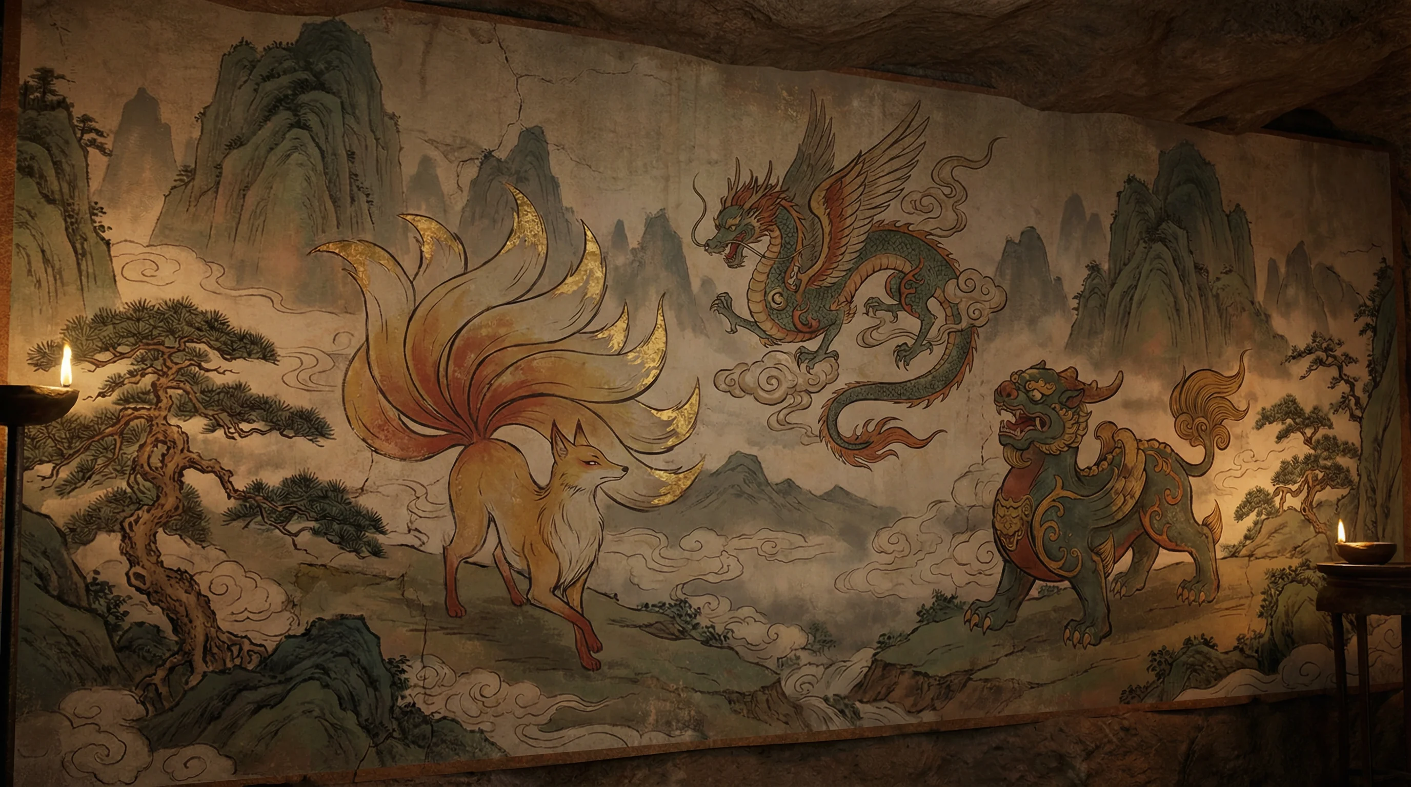 山海经 - 我爱记歌词王涛 上古神兽动漫